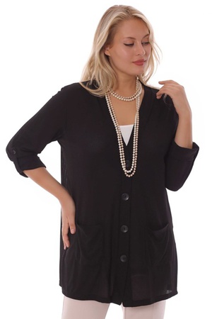 ÖNÜ DÜGMELİ CEPLİ HİRKA