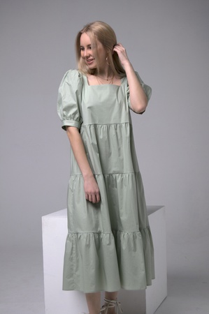 Длинное платье хлопок (артикул ml 109)