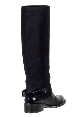 Женские сапоги, натуральная кожа-замша <G917>