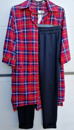 Рубашка туника+ брюки с шнурком