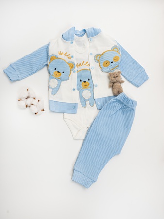 Костюм 3в1 для новорожденных