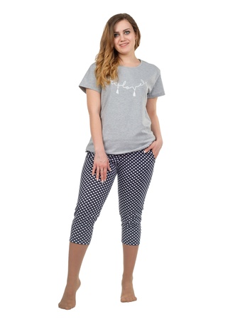 Футболка серая Lavely М-0036СС