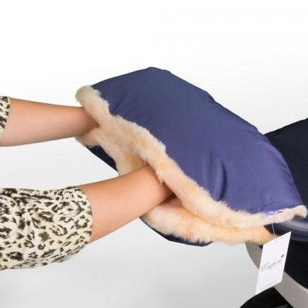 Муфта для рук на коляску Esspero Diaz (Натуральная шерсть)