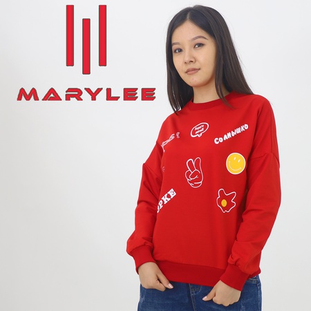 Wholesale knitted hoodies for women with print (click-print)