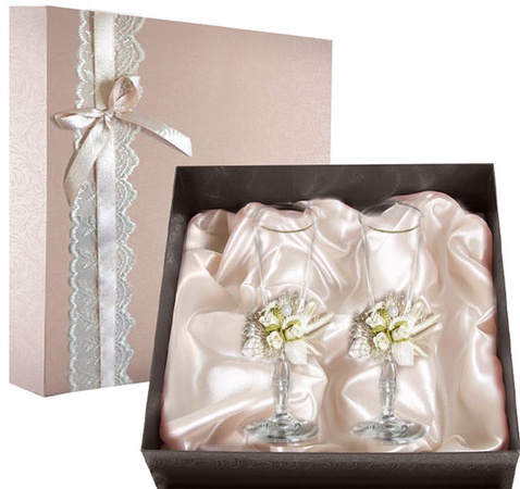 НАБОР СВАДЕБНЫХ БОКАЛОВ РЕТРО №3