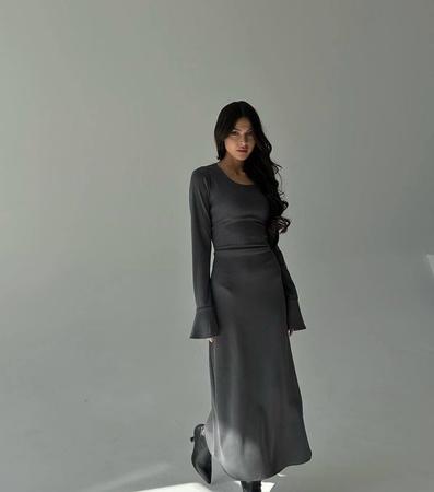 Платье женское базовое из лапши