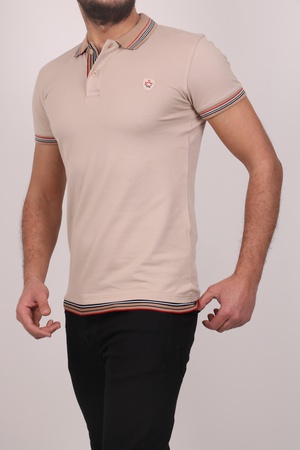 Футболка с воротником-поло из ткани пике