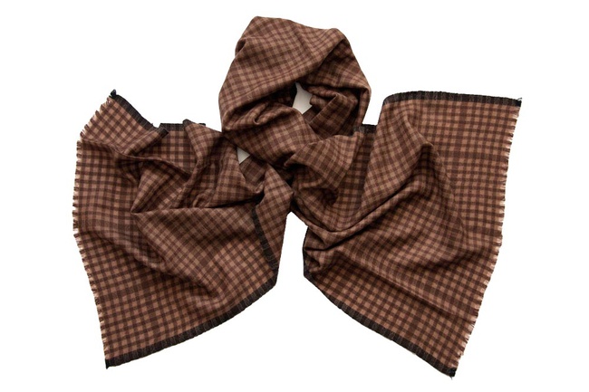 Italian silk and wool scarves for men