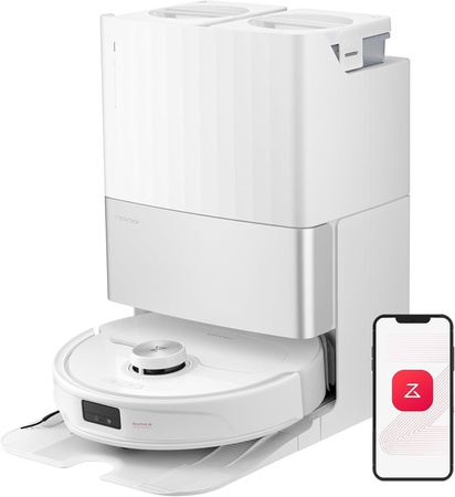 roborock Qrevo Master Robot Vacuum Cleaner 10000Pa Reactive AI Obstacle Avoidance