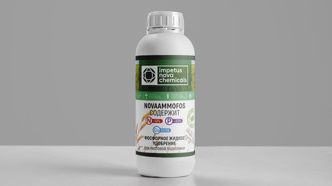 NOVAAMMOFOS Содержит: N-12%, P-22%, Cu EDTA