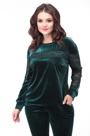 Anastasia Mak,КОСТЮМ ЖЕНСКИЙ МОДЕЛЬ 683 ИЗУМРУДНЫЙ