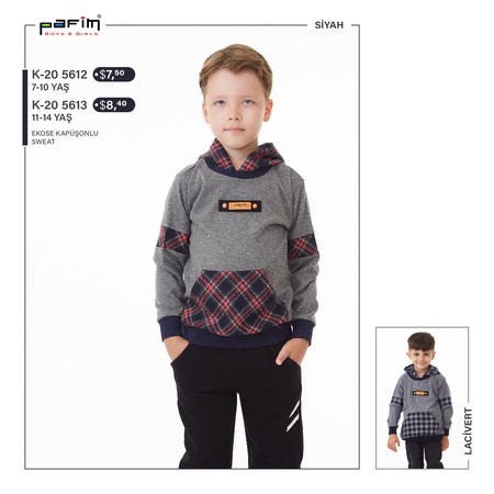 EKOSE KAPÜŞONLU SWEAT