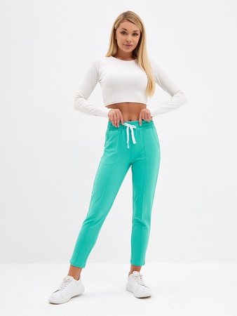 Брюки бананы укороченные 7/8 на резинке