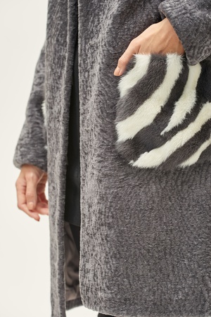 Пальто женское Silverfox модель 807 Серый