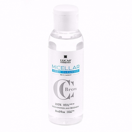 МИЦЕЛЛЯРНАЯ ВОДА ДЛЯ БРОВЕЙ MICELLAR BROW CLEANSER, 100 МЛ
