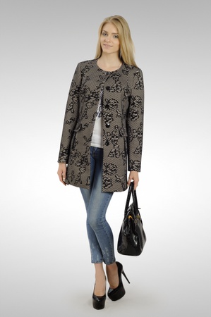 ЛОРА ДЛИННЫЙ РУКАВ,ПОЛНЫЙ ПОДКЛАД Трикотаж-гипюр+M