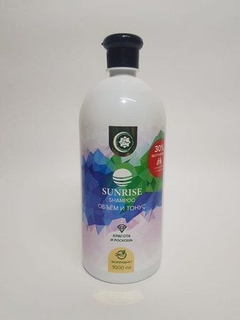 Шампунь для волос SUNRISE Тонус и Объём