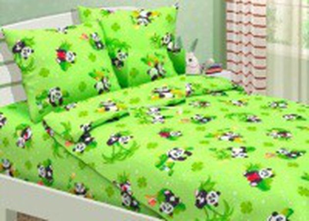 Ткань постельная Панды