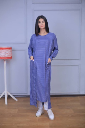 Платье-туника свободного кроя + Брюки