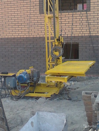 Одномачтовый подъемник изготовление