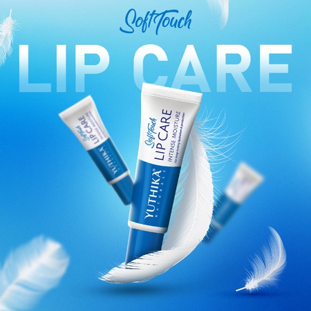 Yuthika Naturals Soft Touch Lip Balm Clear, Hydrates & Moisturizes 5 Gram (Pack of 20) with Jar