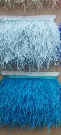 Ostrich feathers 10 cm