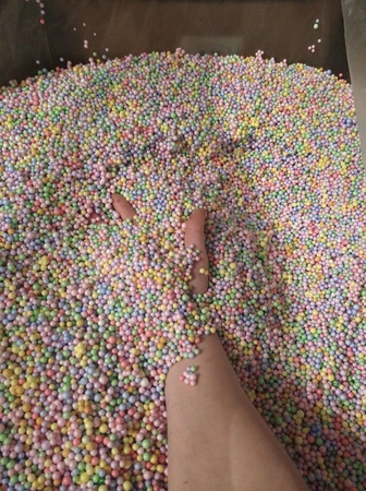 Цветные шарики для декора, слайм, творчества