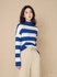 Striped Knitted Sweater for Women