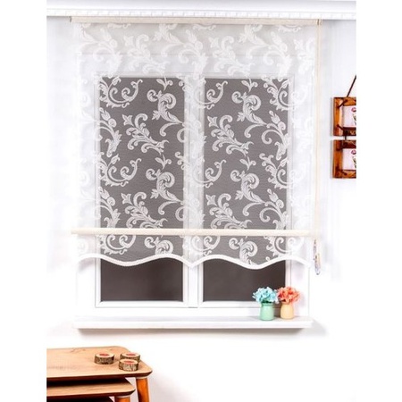 Занавес PAG, двойная механическая штора на роликах из тюля 120X200