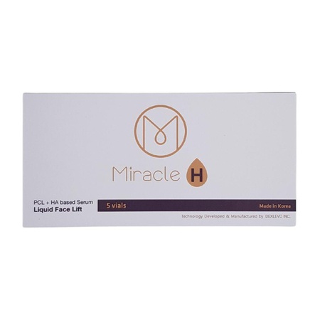 MIRACLE H, yüz cildinin genel gençleşmesi ve derinlemesine nemlendirilmesi için yeni nesil bir güçlendiricidir.