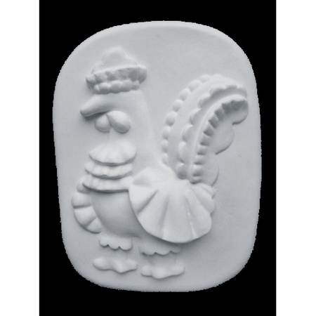 Plaster bas-relief for coloring Dymkovsky Pet