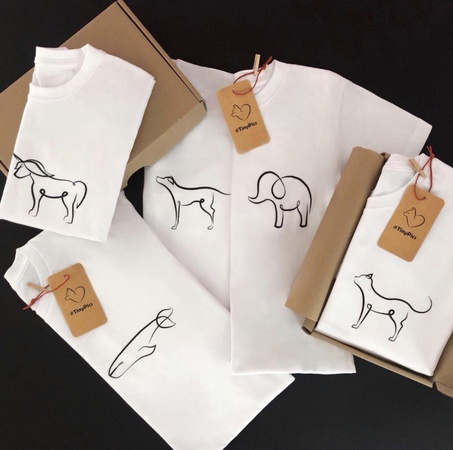 Футболка белая