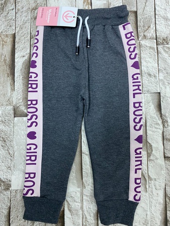 GİRL BOSS BASKILI 2-5 YAŞ EŞOFMAN ALT