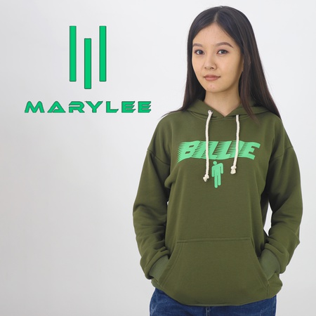 Women's knitted hoodies on wholesale with print (click-print) with Billie Eilish