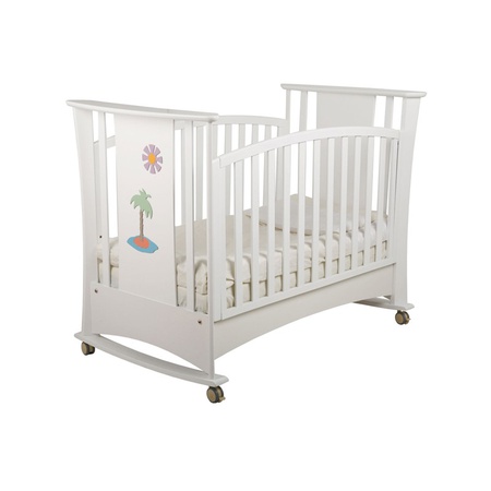 Детская кроватка качалка Luna 125х65см