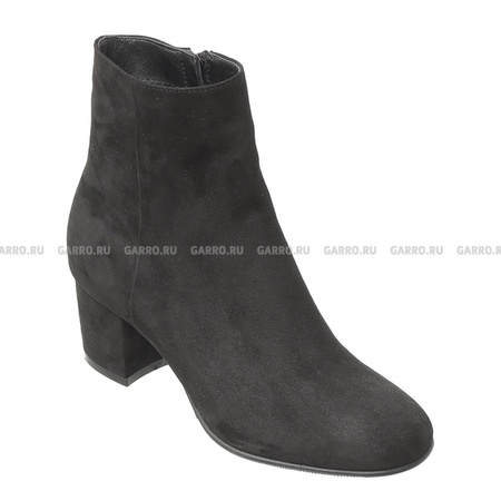 Yarım bot ROSSI siyah, doğal süet, bisiklet