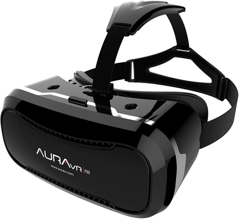 42 mm Ayarlanabilir Lensli AuraVR Pro Oyun VR Kulaklık Gözlükleri