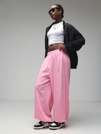 Штаны оверсайз спортивные