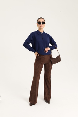 Брюки клеш. Ткань - Спандекс