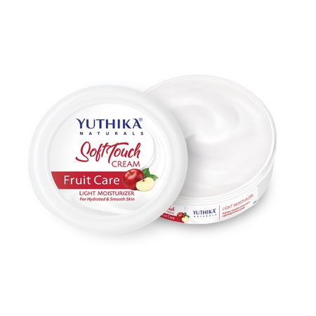 Yuthika Fruit care Light Moisturizer Cream 500ml | Non Sticky, Instant Hydration, Deep Nourishment | For Face, Hand & Body | All Skin Types