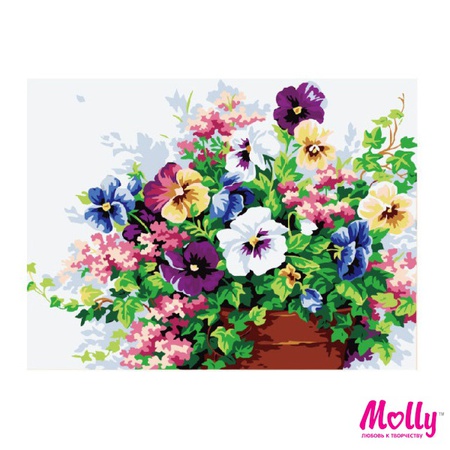 Sayıya göre boyama Hercai menekşeler