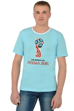 Футболка мужская FIFA 2018 т/принт к/р