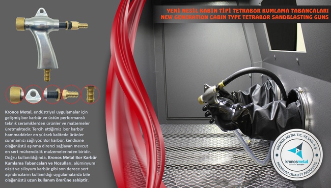 Cabin Type Tetrabor Sandblasting Guns