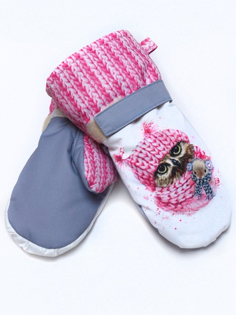 Детские варежки из мембранной ткани