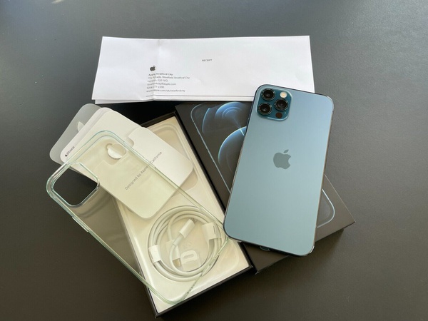 Apple iPhone 12 Pro - 512 جيجا بايت - أزرق داكن (مفتوح)