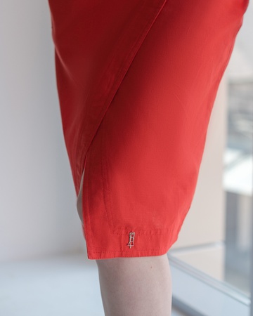 Юбка льняная с запахом