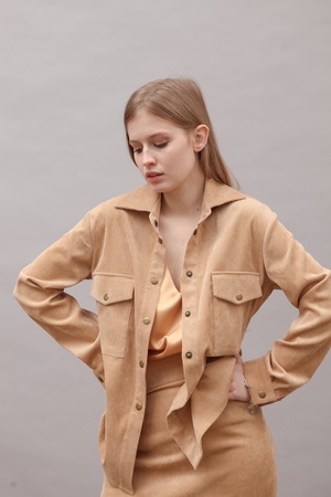 Вельветовая рубашка