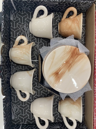 Керамический кофейный сервиз