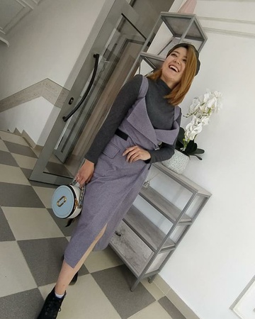 Модель двойка 3636 ( водолазка и сарафан)