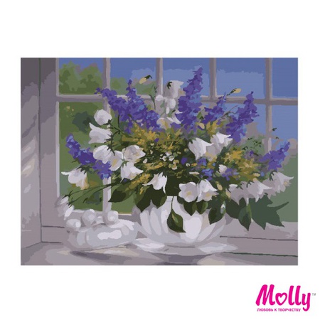Картина по номерам Букет с колокольчиками